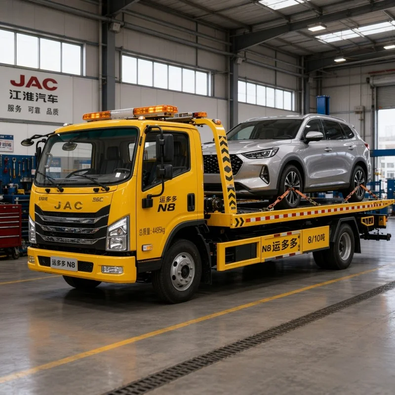 Hogyan javíthatja az utak helyreállítását a Heavy-Duty Meets Compact JAC N8 8/10 tonnás romboló Cummins Power segítségével?