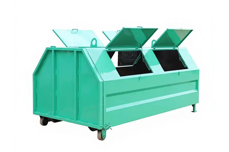 Horogkaros típusú szemetes