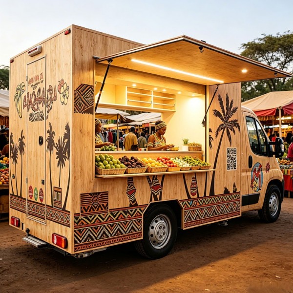 Hot Sale Food Truck Mini teherautó Teljesen felszerelt élelmiszer teherautó teljes konyhával